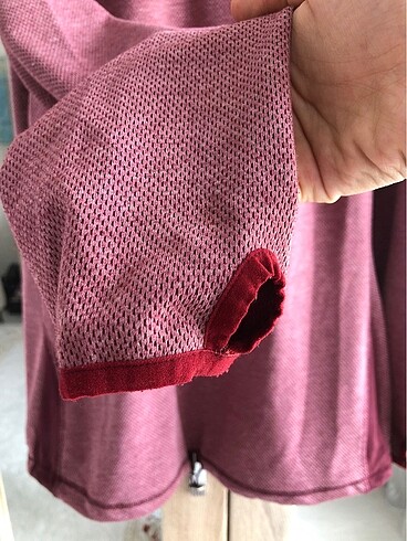 s Beden pembe Renk fermuarli spor sweatshirt