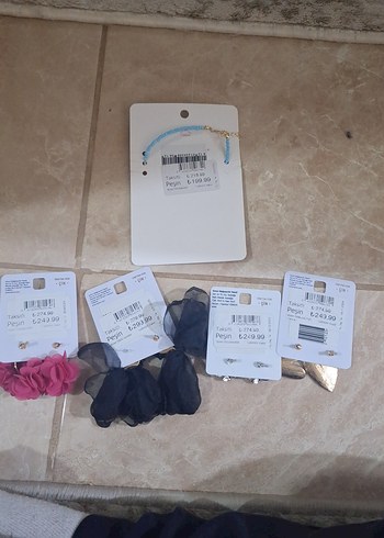 Renkli Boncuklu  Kadın Küpeler - Görsel 5