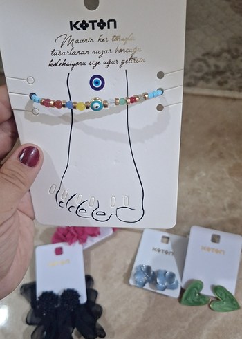 Renkli Boncuklu  Kadın Küpeler - Görsel 4