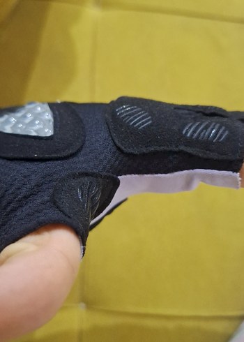 Yarı Parmak Siyah Biker Eldiven - Görsel 4