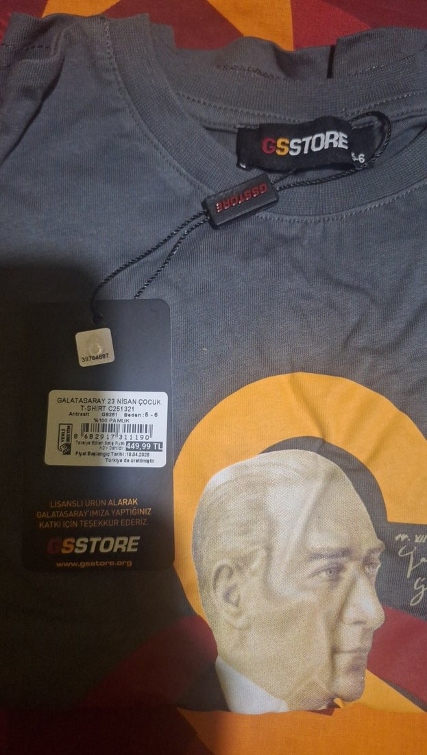 GS  çocuk  Tişörtü - Görsel 2