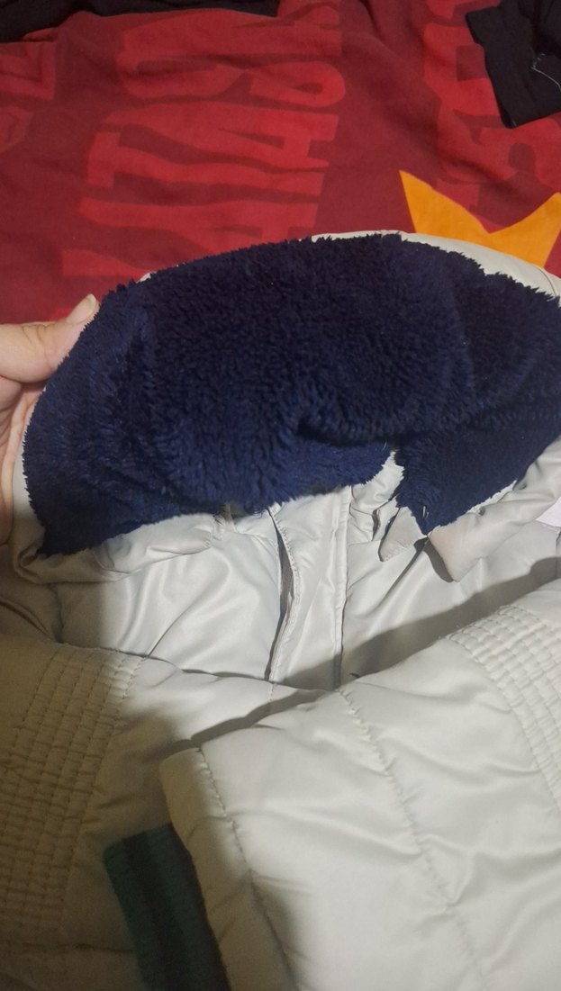 Beyaz Fermuarlı Erkek Çocuk Montu - Görsel 4