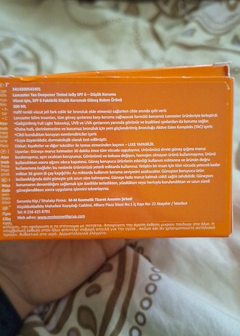 Lancaster SPF 6 Ton Derinleştirici Tonlu Jel 200 ml - Görsel 3