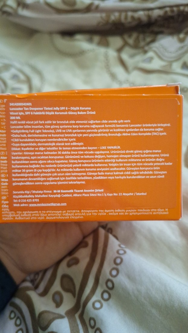 Lancaster SPF 6 Ton Derinleştirici Tonlu Jel 200 ml - Görsel 3