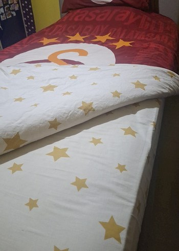 Galatasaray Baskılı tek kişilik nevresim takımı - Görsel 4