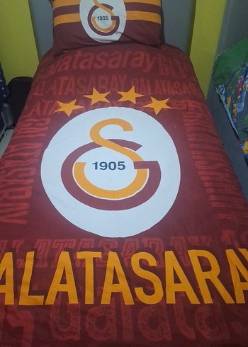 Galatasaray Baskılı tek kişilik nevresim takımı - Görsel 2