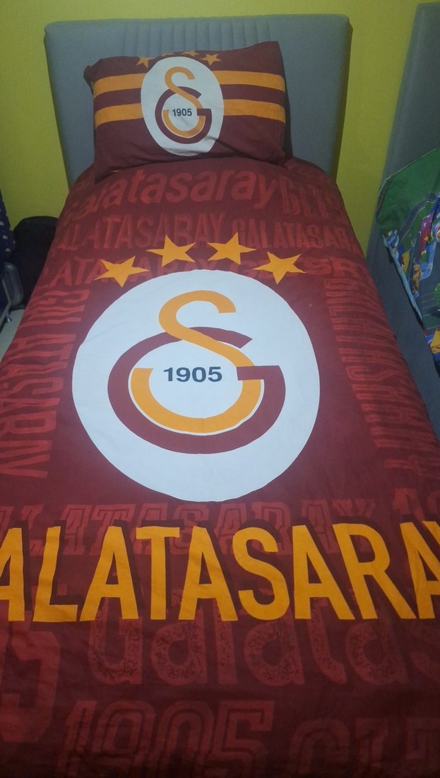 Galatasaray Baskılı tek kişilik nevresim takımı - Görsel 2