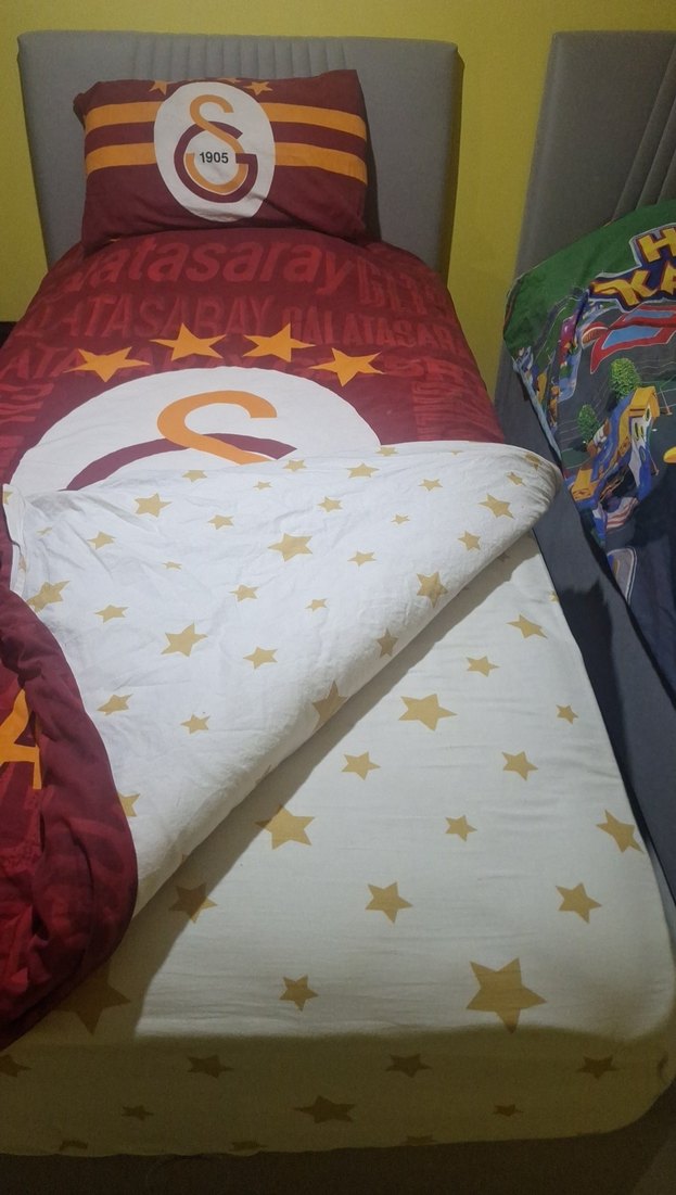 Galatasaray Baskılı tek kişilik nevresim takımı - Görsel 3