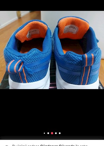 Mavi Erkek Çocuk Spor Ayakkabı skechers - Görsel 5