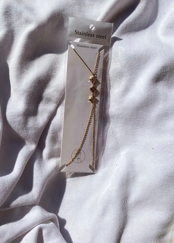 Altın Renkli Zincir Detaylı Kadın El Zinciri - Görsel 2