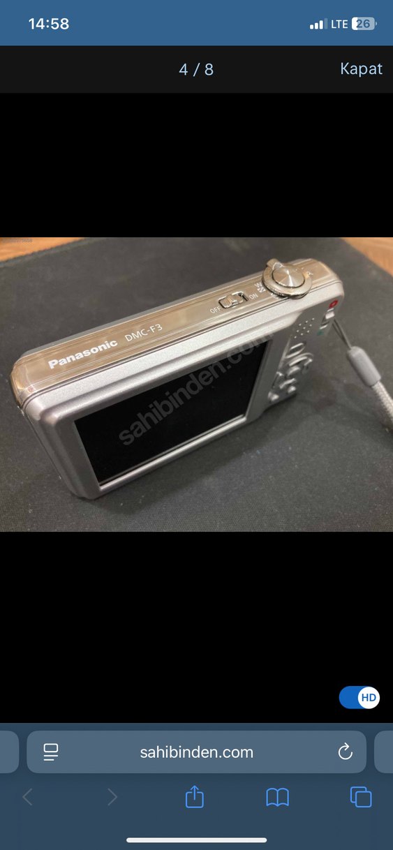 Gri LUMIX Dijital Fotoğraf Makinesi Seti - Görsel 3