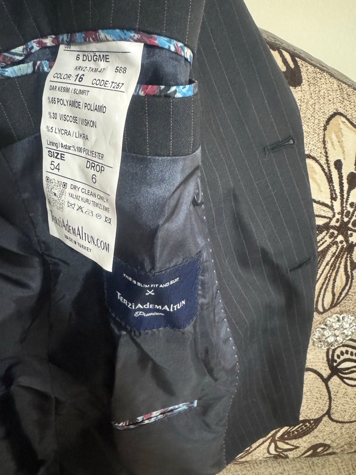 Siyah Erkek Uzun Kesim Ceket ve Pantolon Takım - Görsel 3