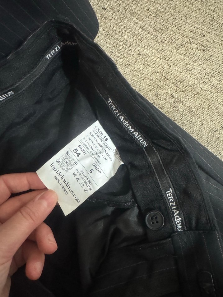 Siyah Erkek Uzun Kesim Ceket ve Pantolon Takım - Görsel 2