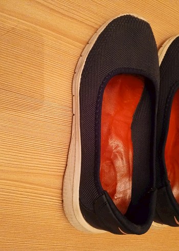 Siyah Kadın Espadril Babet Elastik - Görsel 3