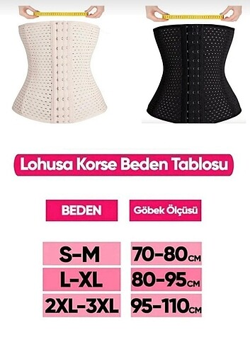 m Beden ten rengi Renk Doğum Sonrası Lohusa Korsesi