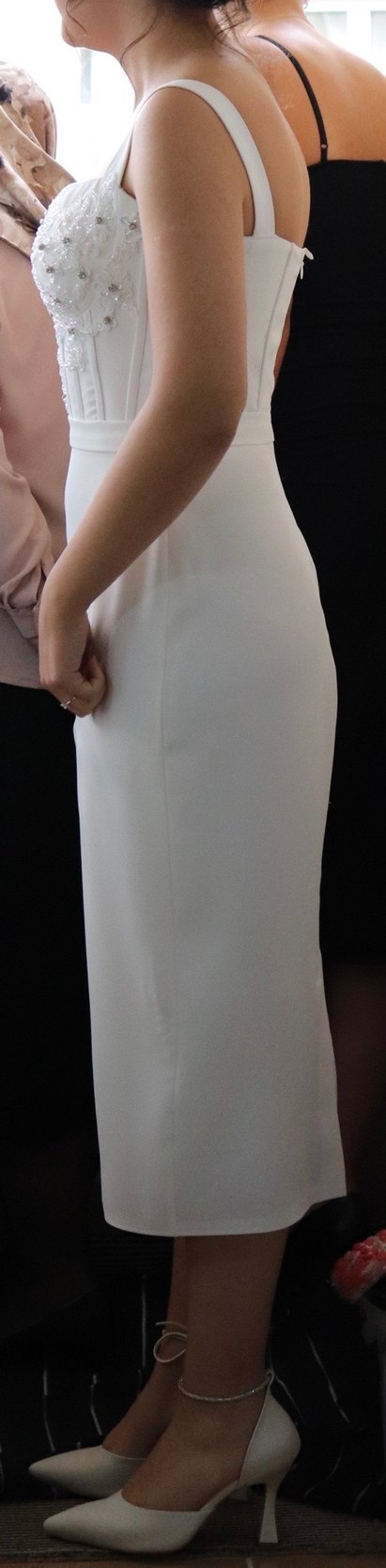 Beyaz nikah - nişan elbise - Görsel 4