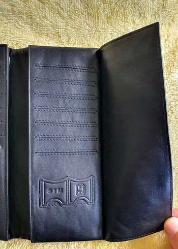 BOSS Parlak Siyah Erkek Cüzdan - Görsel 3