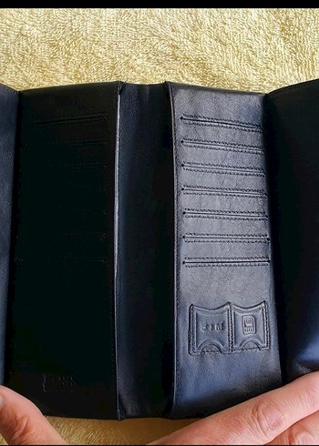 BOSS Parlak Siyah Erkek Cüzdan - Görsel 4