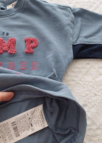 Pamuklu Gri Erkek Çocuk Sweatshirt - Görsel 3