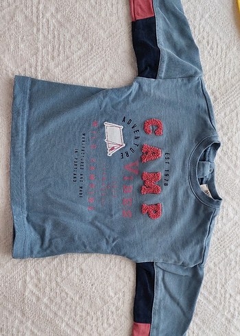 Pamuklu Gri Erkek Çocuk Sweatshirt - Görsel 2