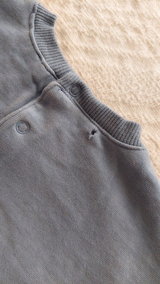 Pamuklu Gri Erkek Çocuk Sweatshirt - Görsel 4