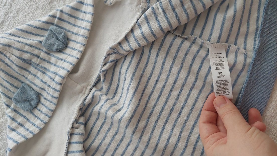 Kapüşonlu Düğmeli Erkek Bebek Sweatshirt hırka - Görsel 3