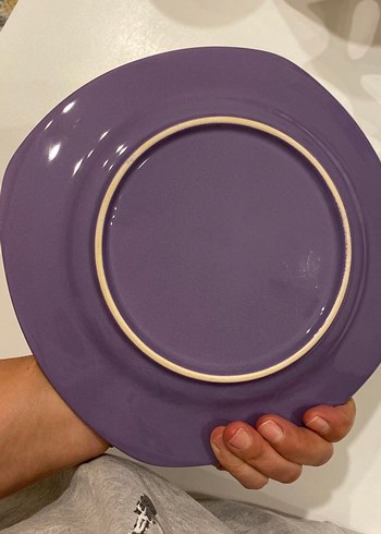 Pastel Mor Tabak seramik 12 adet - Görsel 2