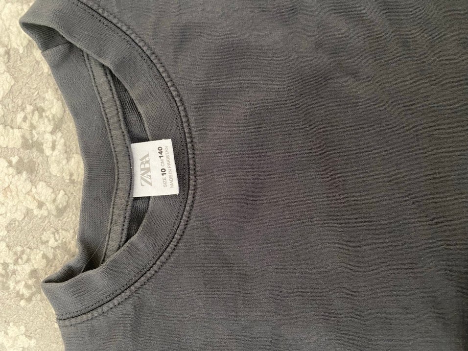 Erkek çocuk  Gri Kısa Kollu Rahat şortluTakım - Görsel 3