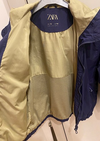 Erkek Çocuk Lacivert Fermuarlı yağmurluk ceket - Görsel 4