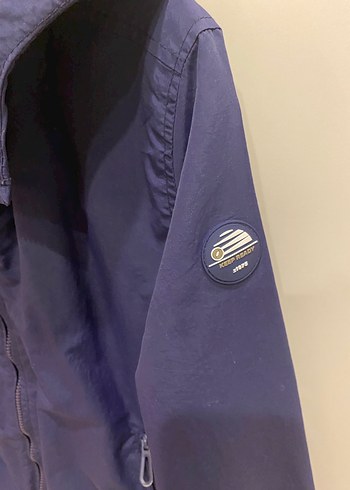 Erkek Çocuk Lacivert Fermuarlı yağmurluk ceket - Görsel 3