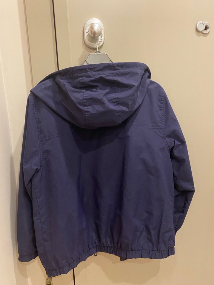 Erkek Çocuk Lacivert Fermuarlı yağmurluk ceket - Görsel 2