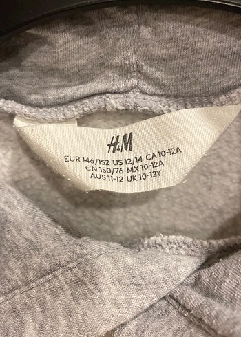 Gri Kapüşonlu Rahat Sweatshirt - Görsel 2