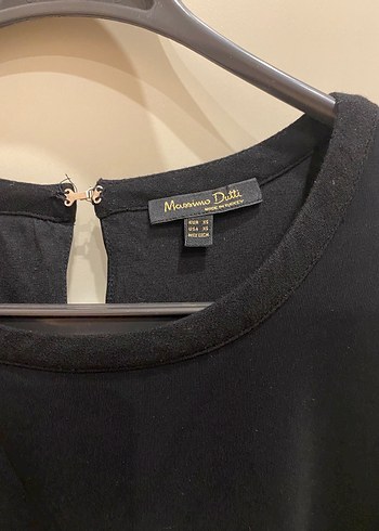 Siyah Midi Yüksek Yakalı Kolsuz Elbise - Görsel 2