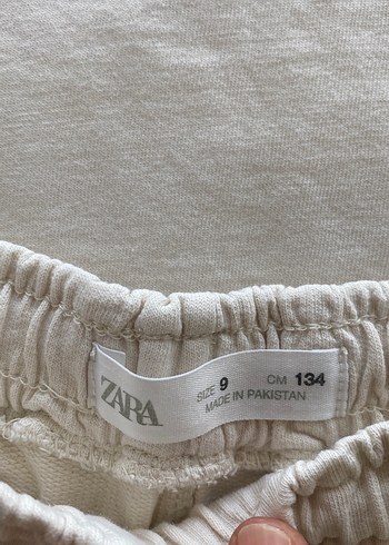Zara Erkek çocuk Bej Kısa Kollu tşört ve şort Takım