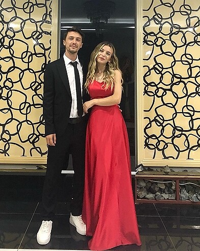 s Beden Kırmızı Abiye