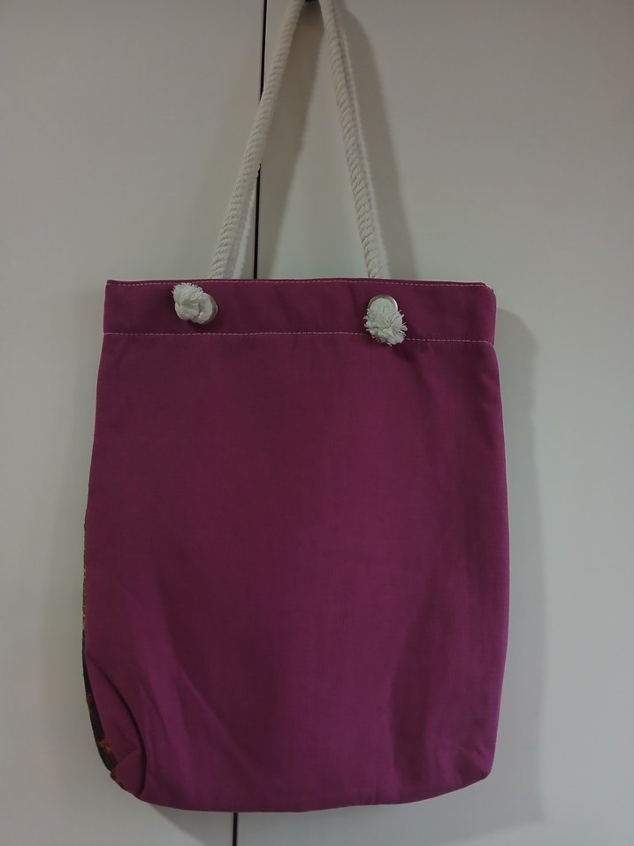 Çok Renkli Kedi Desenli Kadın Bohem Çanta - Görsel 2