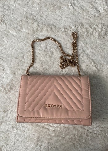Beymen Pembe Kürklü Kadın Çanta