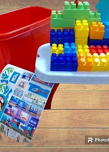 Diğer ????44 PARÇA BLOKLU HASTANE SETİ