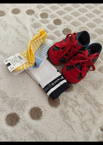 Kahverengi Deri Erkek Bebek İlk Adım Ayakkabısı - Görsel 5