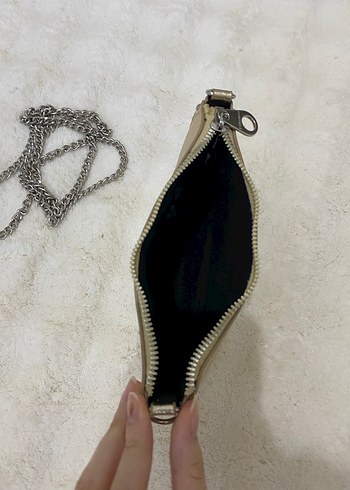  Beden altın Renk Stradivarius Gold Boncuklu Çanta