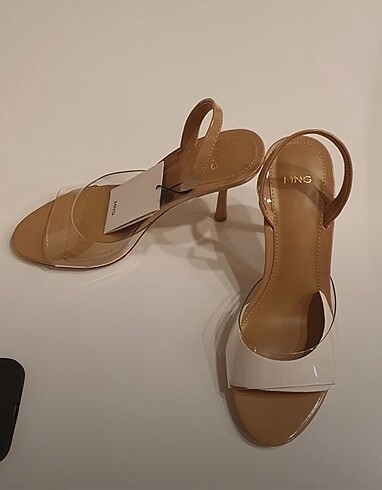 37 Beden ten rengi Renk Mango yüksek topuklu ayakkabı