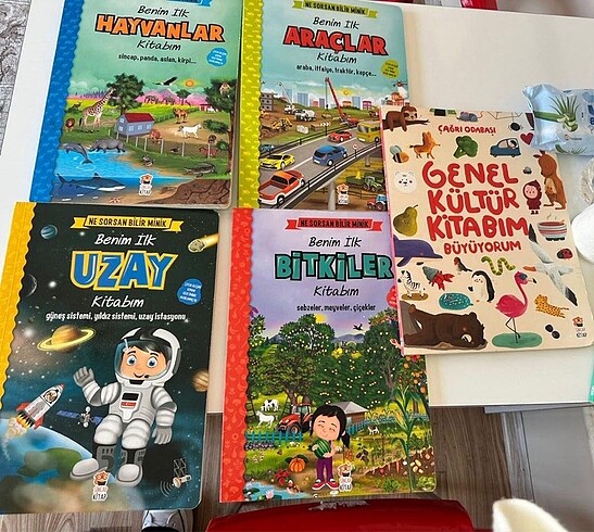 İlk Kitaplarım Seti (4 adet) ve Hediye Genel Kültür Kitabım