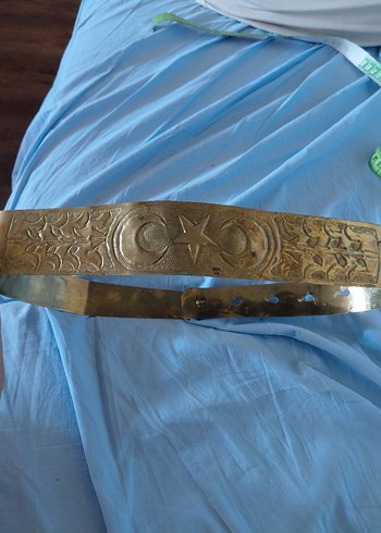 Kadınlar için Vintage Altın Tokalı Metal Kemer