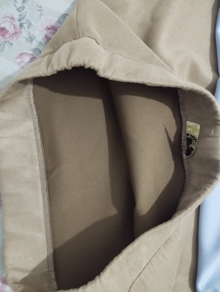 Bej Kadın Uzun Süet Etek - Görsel 3