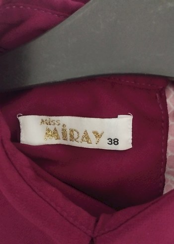 Mor Yakalı Fırfırlı Kadın Gömlek - Görsel 4