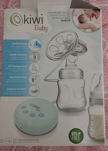 Mavi Pastel Renkli Kompakt Göğüs Pompası - Görsel 2