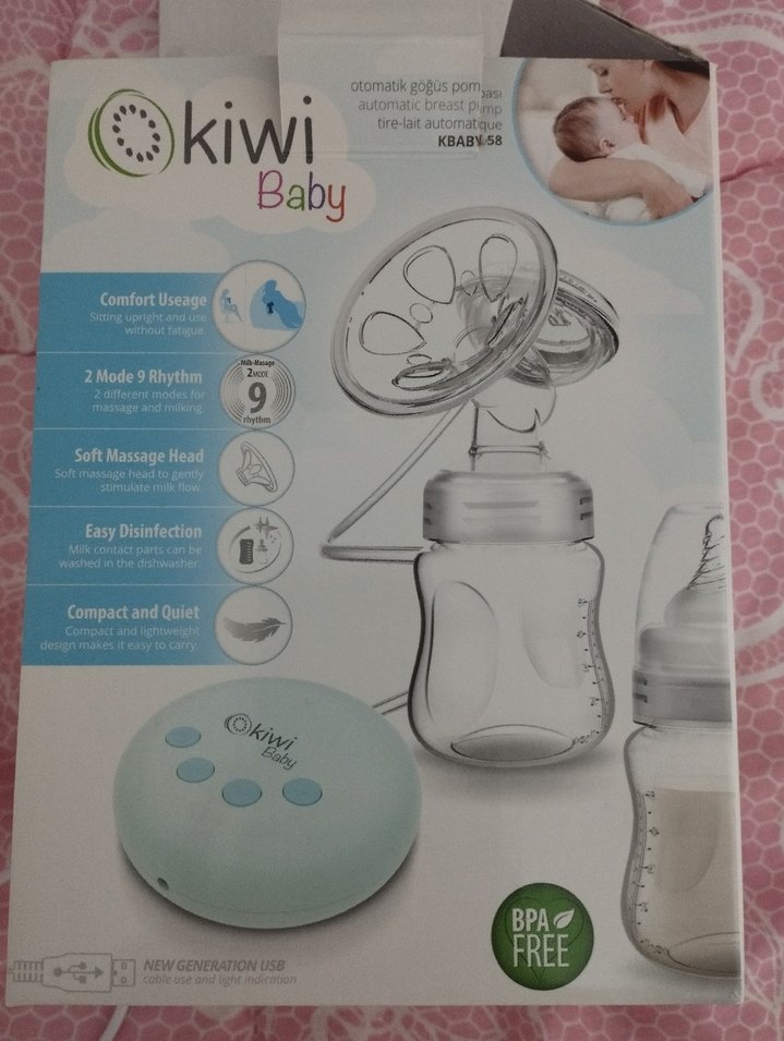 Mavi Pastel Renkli Kompakt Göğüs Pompası - Görsel 2