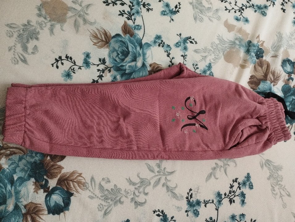 Nakış Detaylı Pembe  Eşofman - Görsel 2