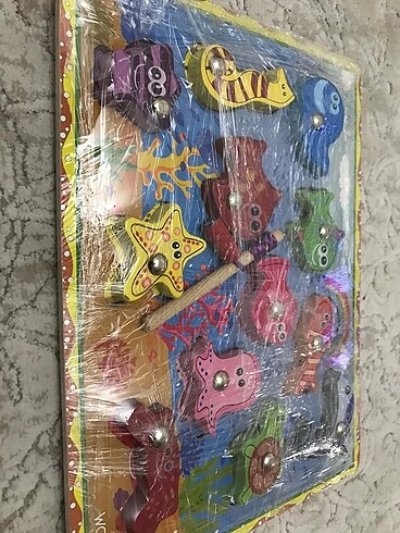 Beden Renk Mıknatıslı Balık Tutma Oyunu