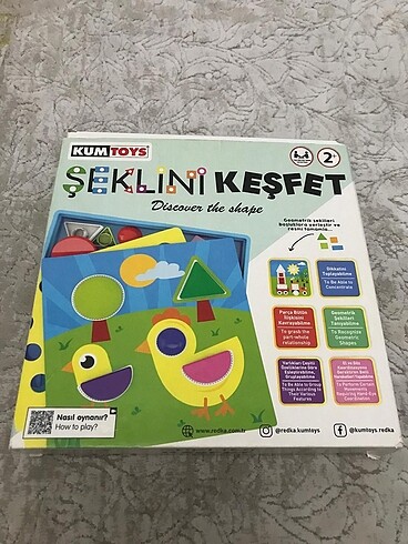 Beden Renk Rengini Keşfet ve Şeklini Keşfet 2 set